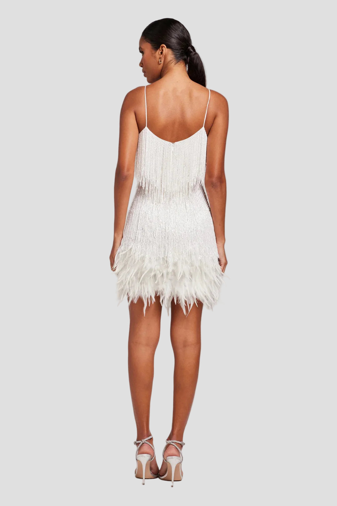 Feather Mini Dress for Women 3