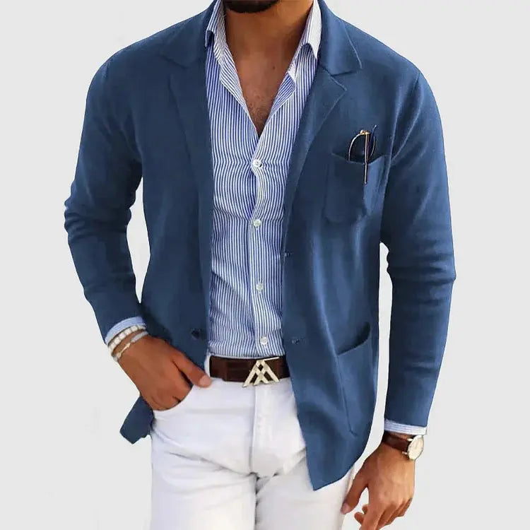 Harrington Oxford | Men’s Casual Knit Blazer 0