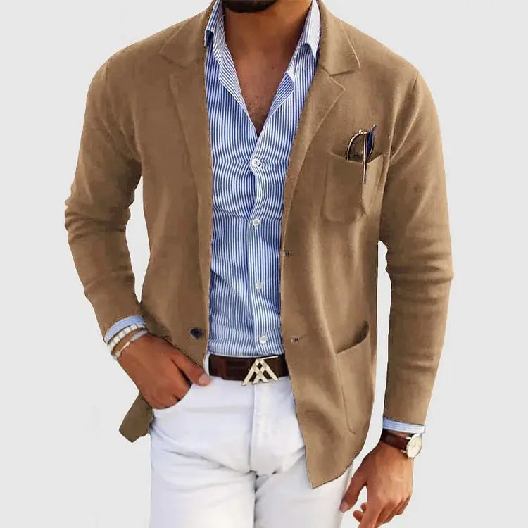 Harrington Oxford | Men’s Casual Knit Blazer 1