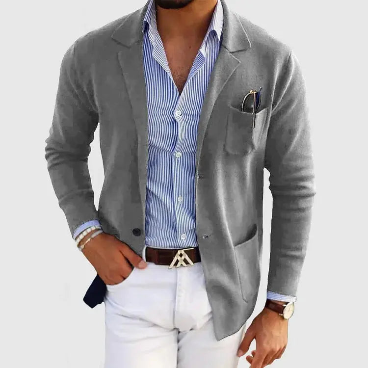 Harrington Oxford | Men’s Casual Knit Blazer 2