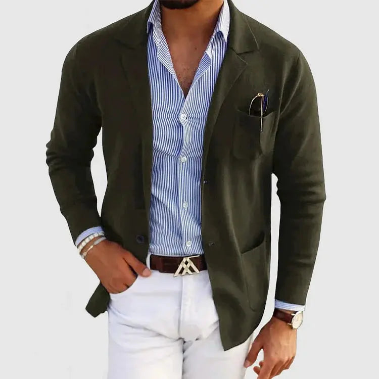 Harrington Oxford | Men’s Casual Knit Blazer 5