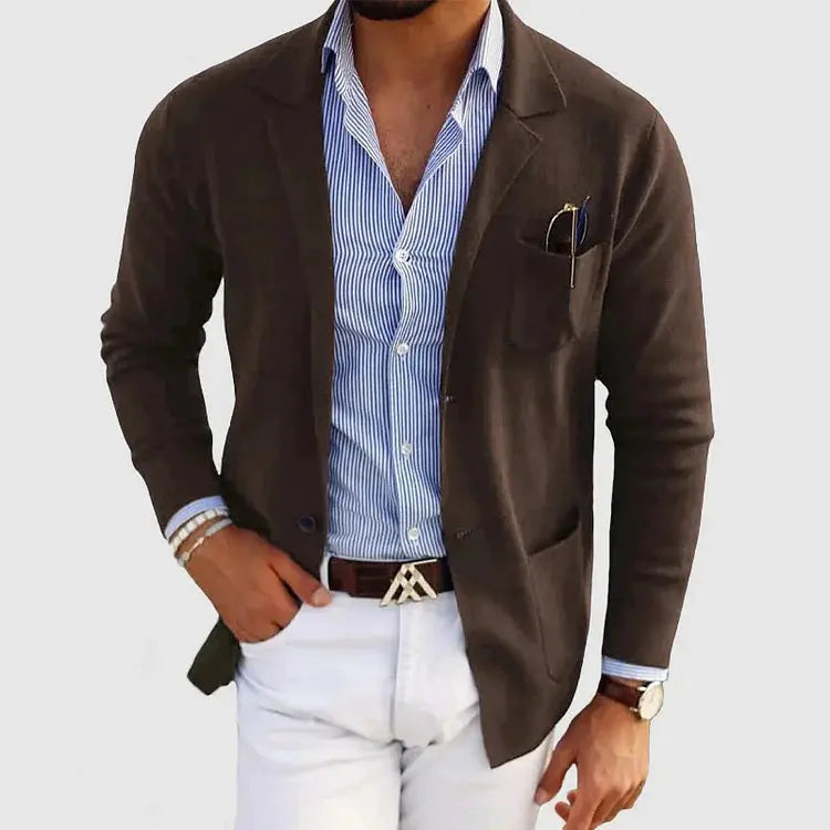Harrington Oxford | Men’s Casual Knit Blazer 6