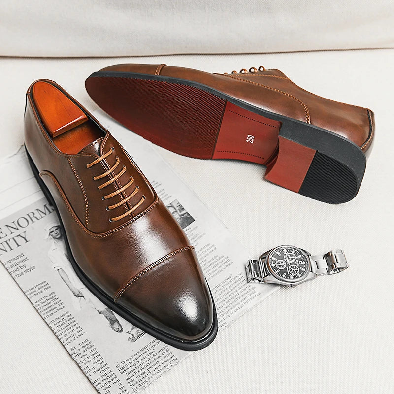 Luca | Men’s Italian Leather Oxford Shoes 1