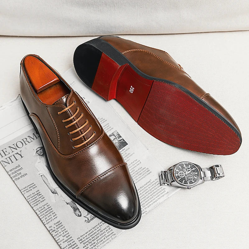Luca | Men’s Italian Leather Oxford Shoes 4