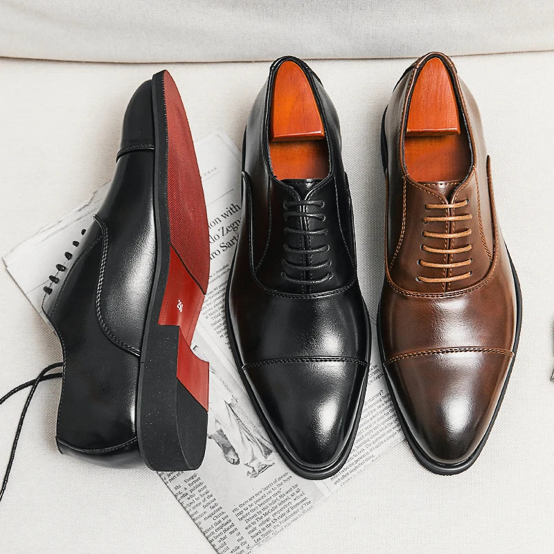 Luca | Men’s Italian Leather Oxford Shoes 5