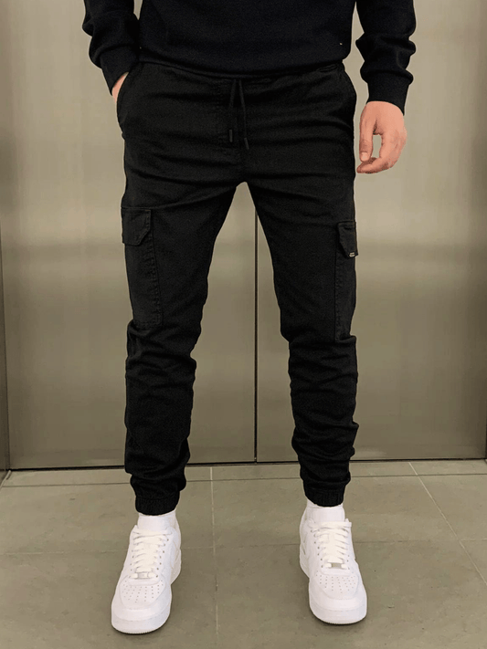 Men’s Cargo Jogger Pants with Elastic Cuffs | Activewear 0