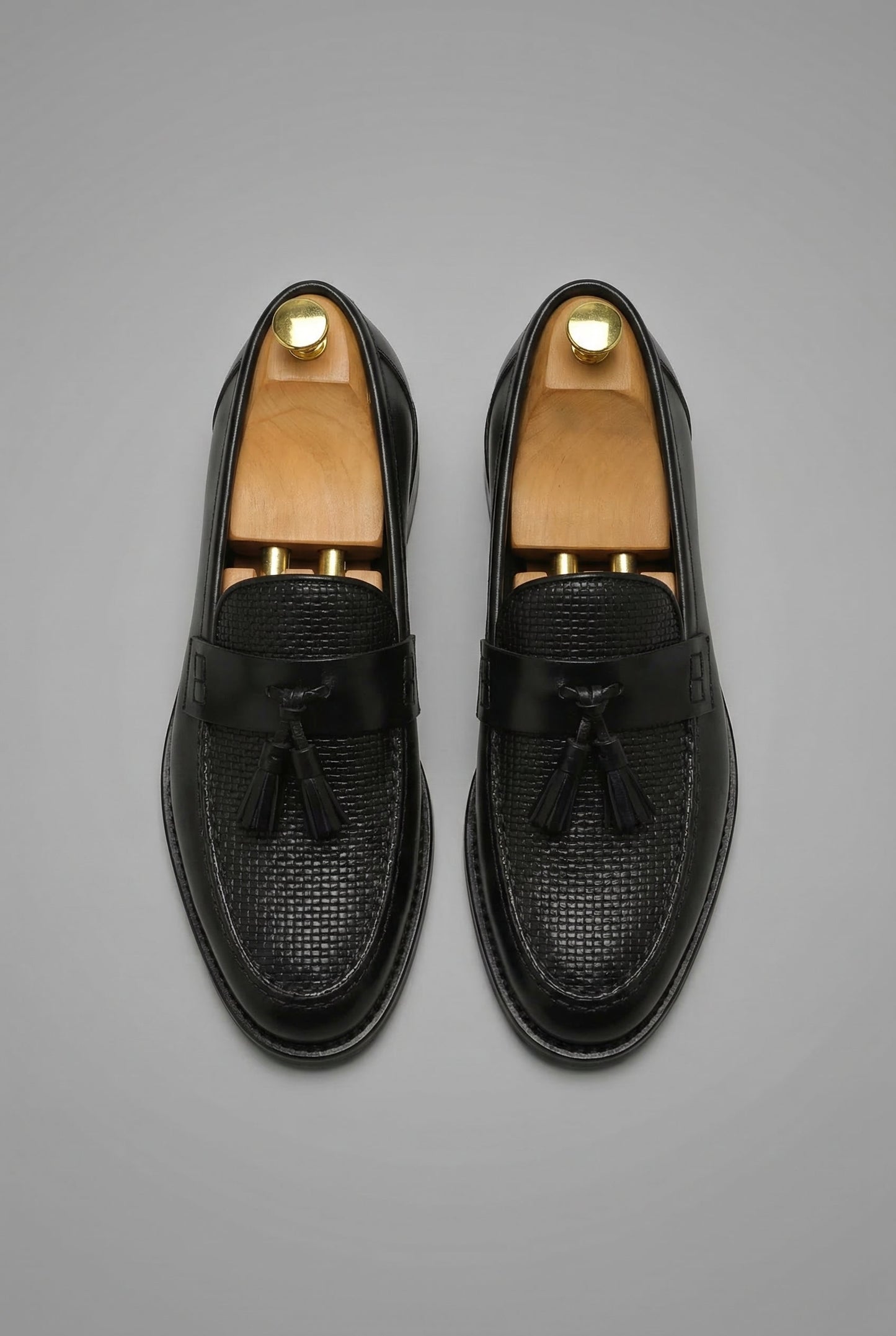 Men’s Classic Woven Tassel Slip On Loafers 1