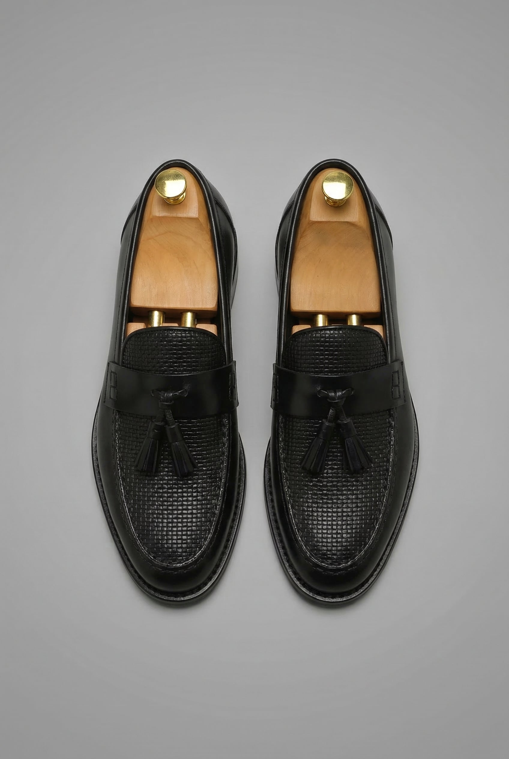 Men’s Classic Woven Tassel Slip On Loafers 1