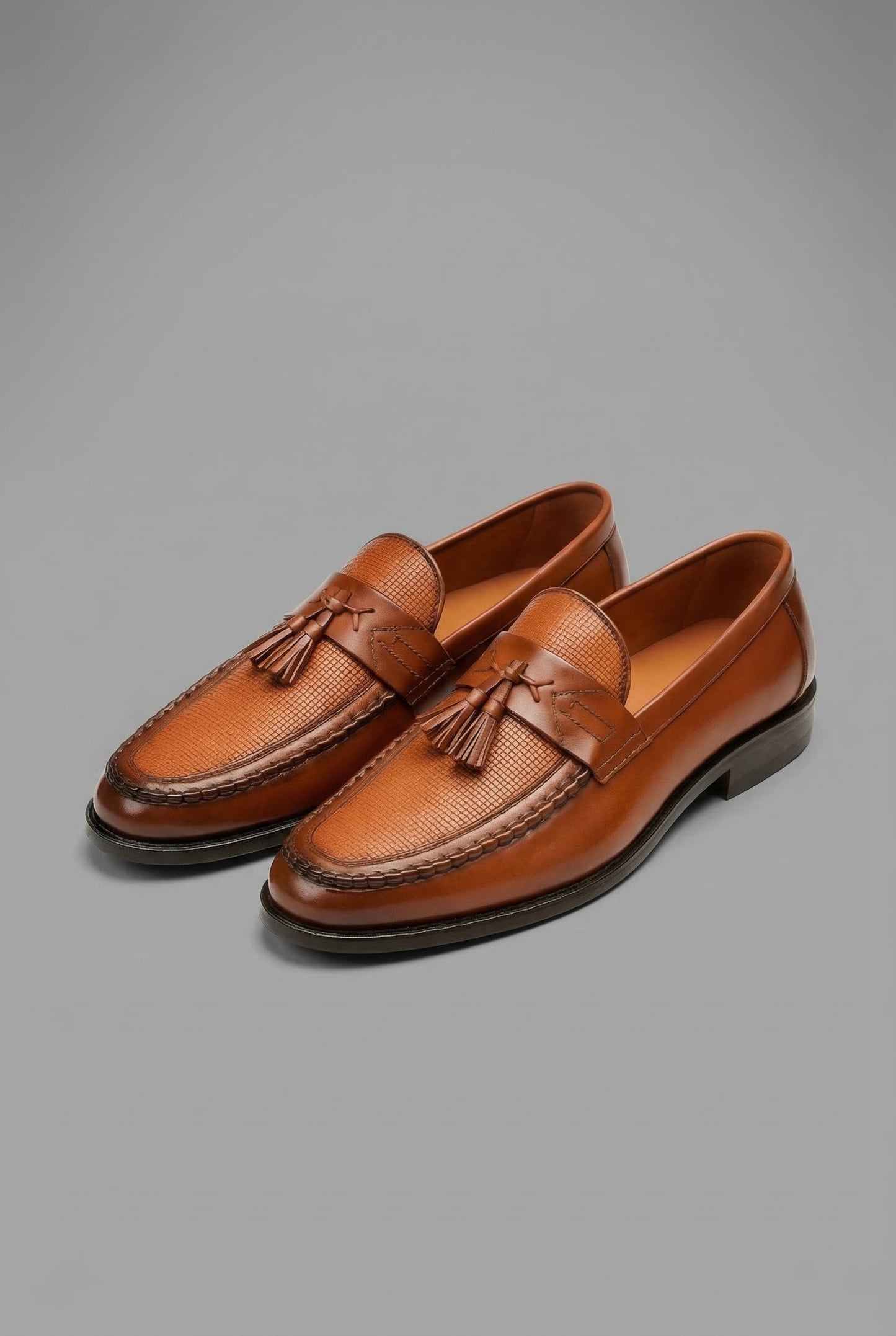 Men’s Classic Woven Tassel Slip On Loafers 5