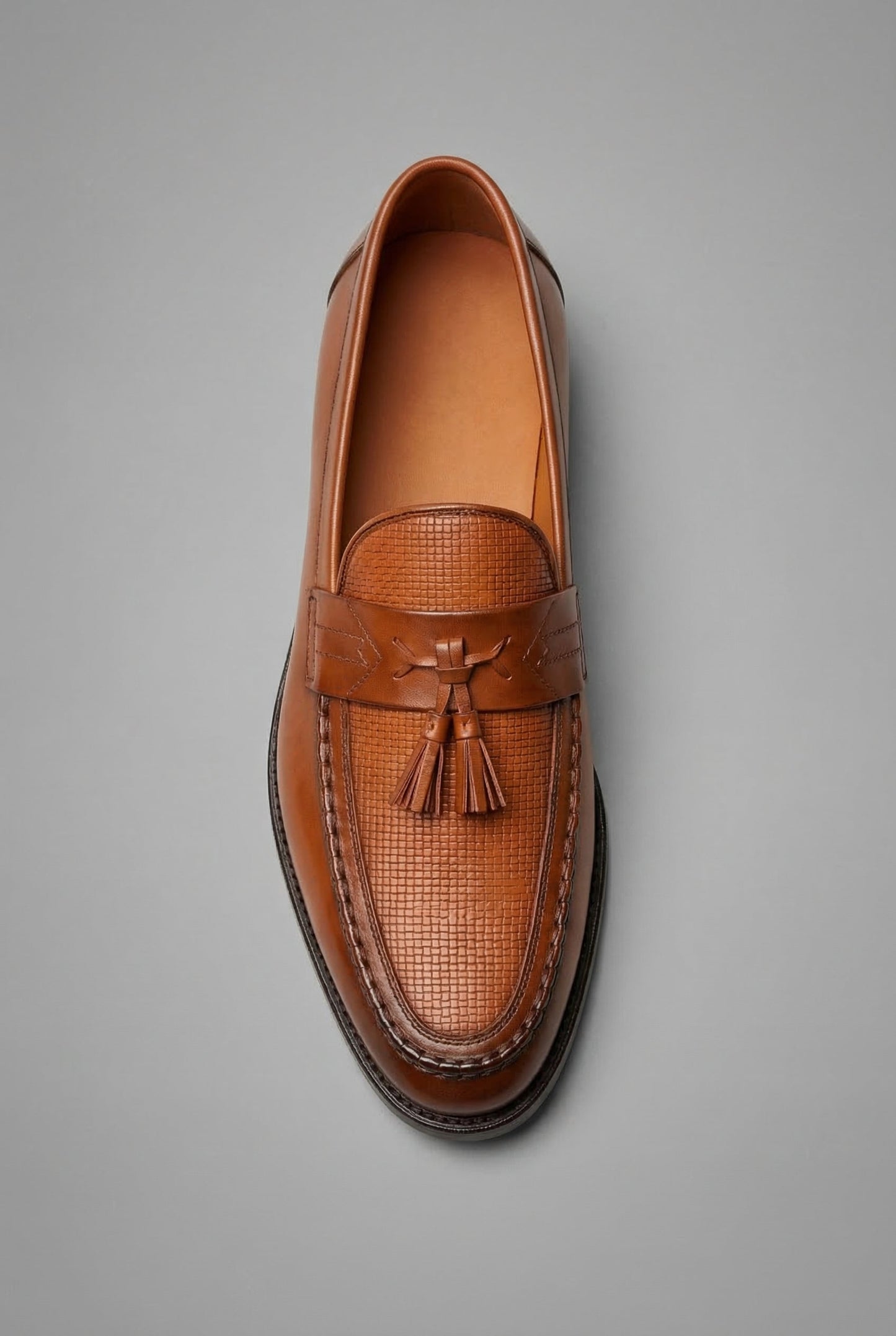 Men’s Classic Woven Tassel Slip On Loafers 7
