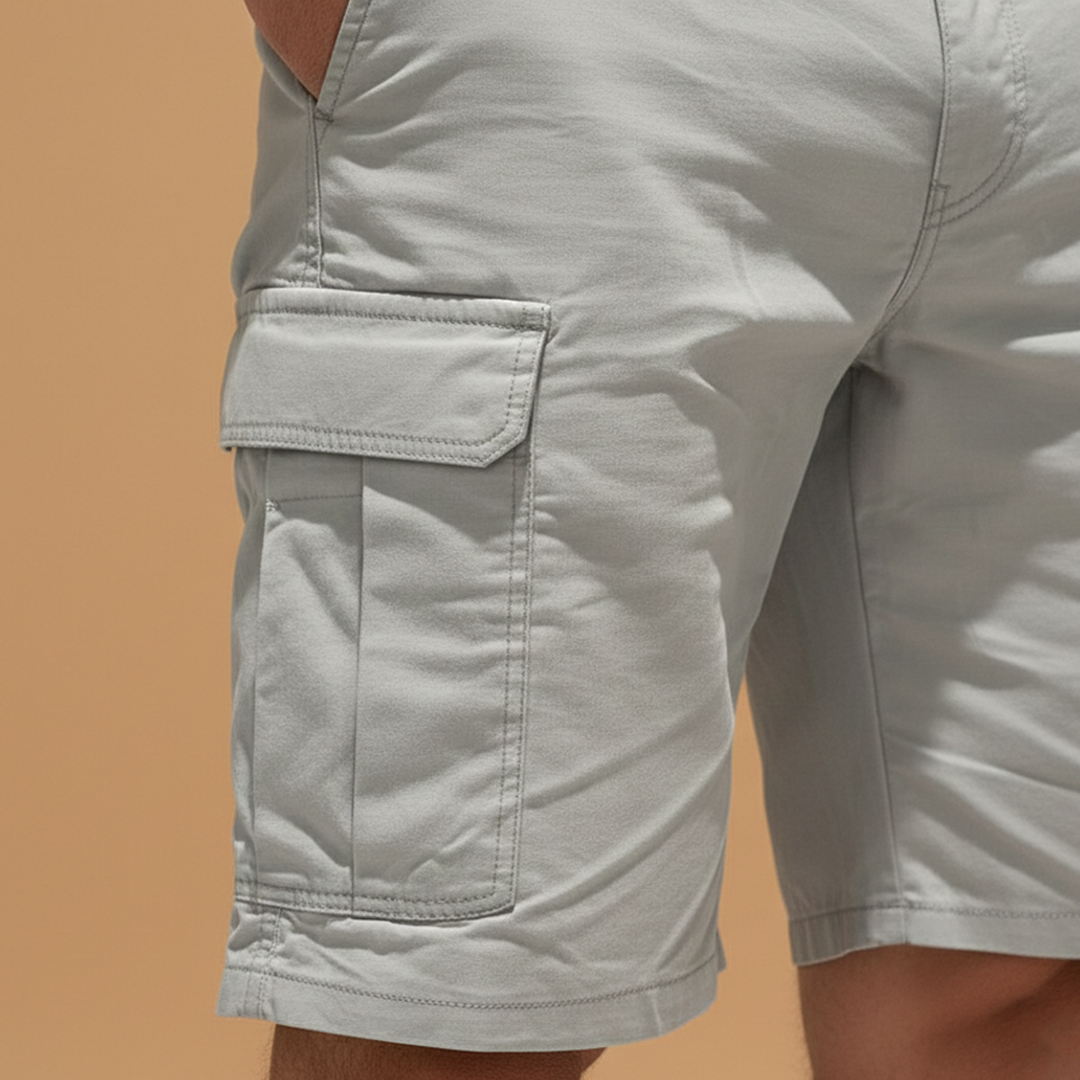 Men's Cotton Cargo Shorts | Comfortable Knee-Length Outdoor Wear 5
