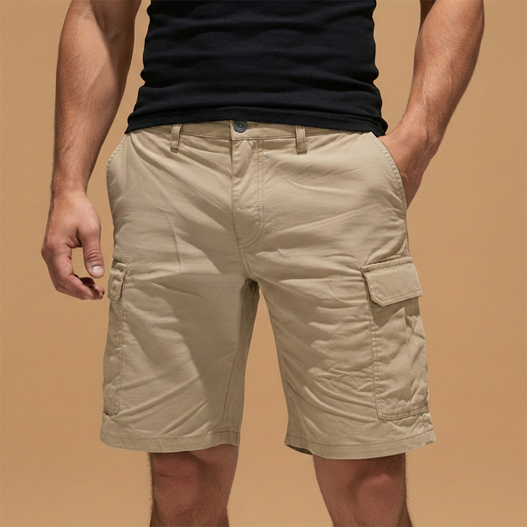 Men's Cotton Cargo Shorts | Comfortable Knee-Length Outdoor Wear 6