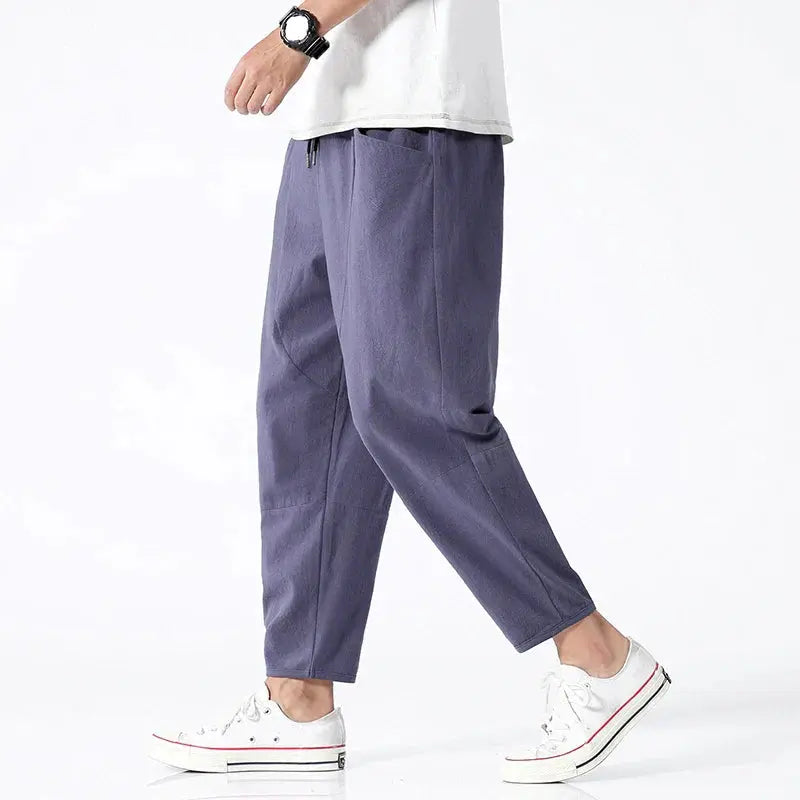 Men’s Cropped Tapered Pants