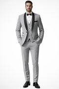 Men's Elegant Three-Piece Summer Suit | Tailored Wedding Ensemble with Shawl Lapel 0