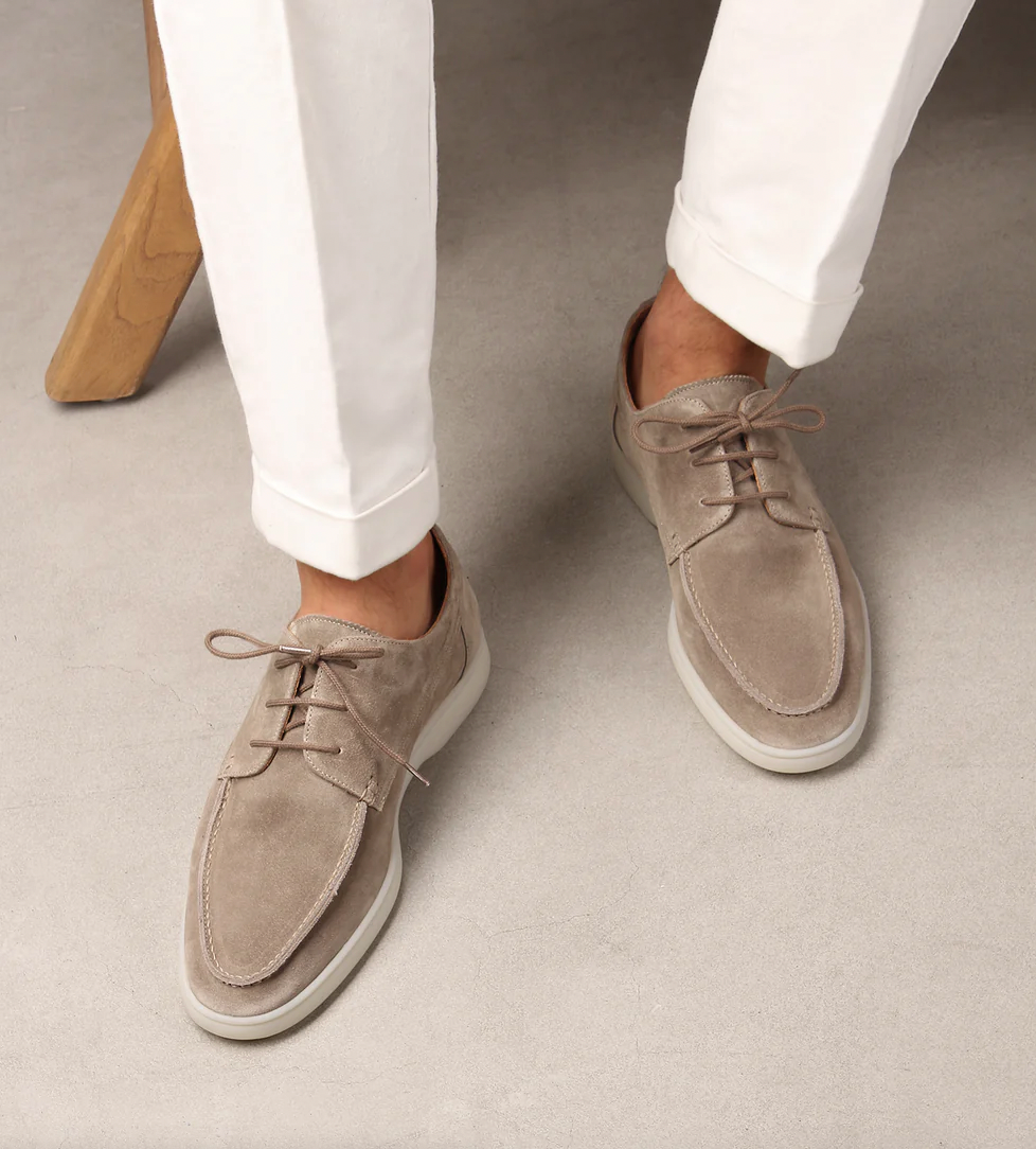 Men's High-Quality Leather Loafers | Stylish Lace-Up Dress Shoes for Everyday Comfort 4
