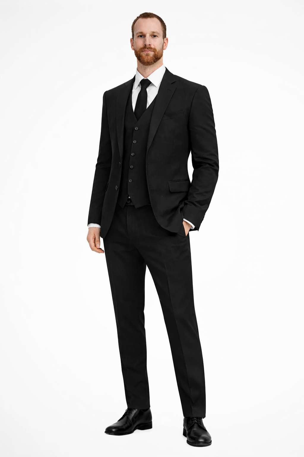 Men's Light Blue Linen Suit | Elegant Three-Piece Wedding Suit Set for Formal Events 0