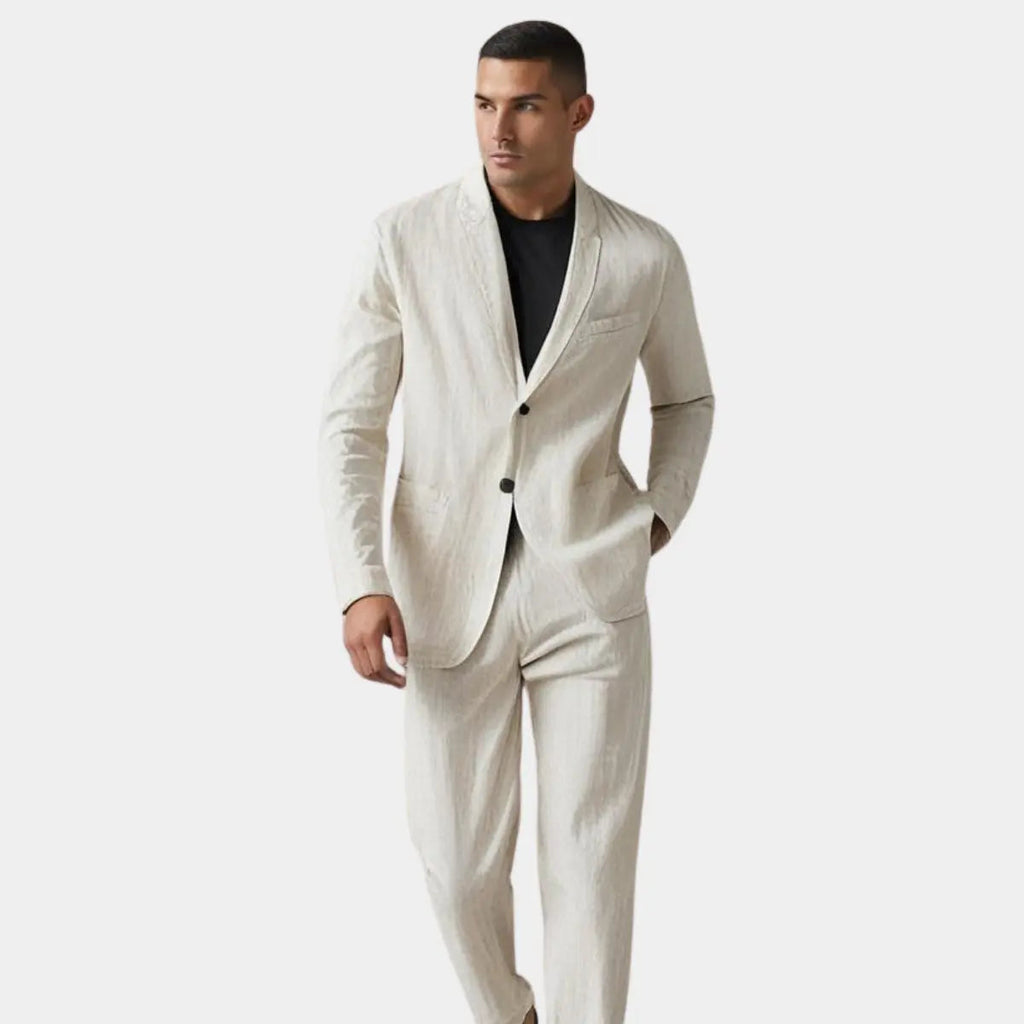 Men's Linen Blend Suit - image 6