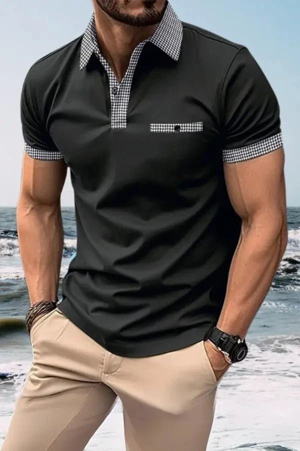 Men's Moisture-Wicking Polo Shirt | Lightweight Stretch Fabric for Active Summer Wear 2