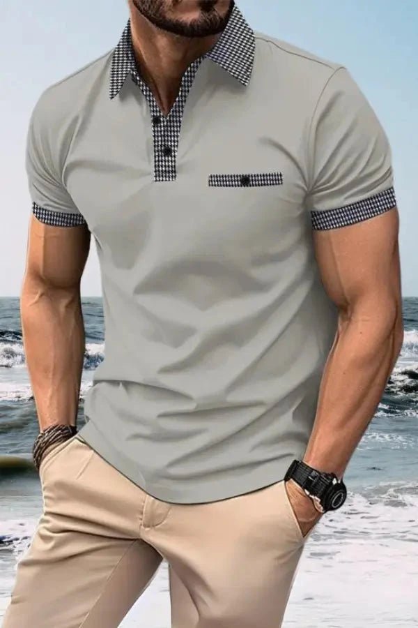 Men's Moisture-Wicking Polo Shirt | Lightweight Stretch Fabric for Active Summer Wear 4