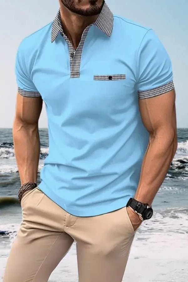 Men's Moisture-Wicking Polo Shirt | Lightweight Stretch Fabric for Active Summer Wear 5