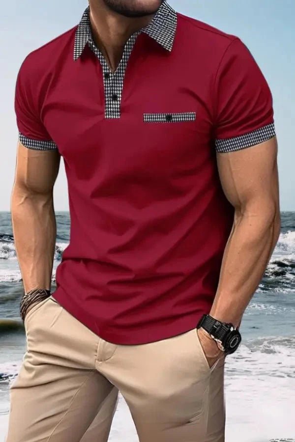 Men's Moisture-Wicking Polo Shirt | Lightweight Stretch Fabric for Active Summer Wear 6