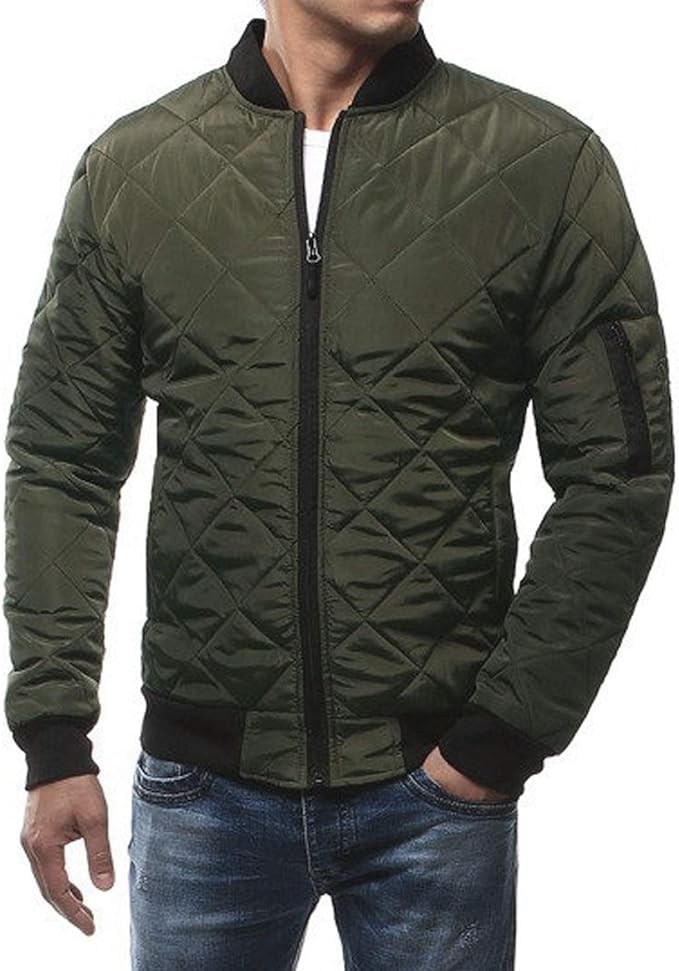 Men's Quilted Bomber Jacket | All Seasons 3