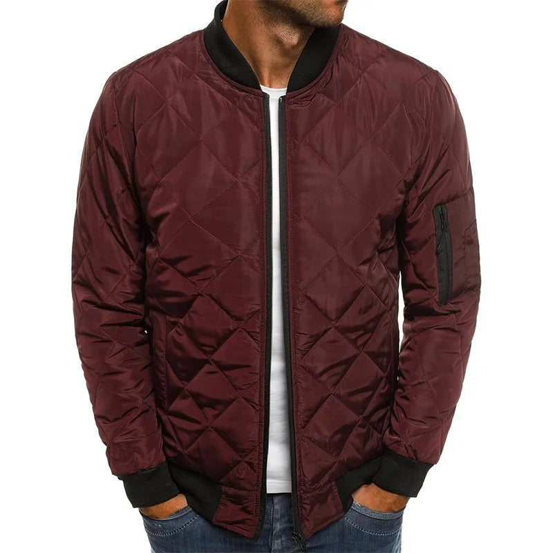 Men's Quilted Bomber Jacket | All Seasons 4
