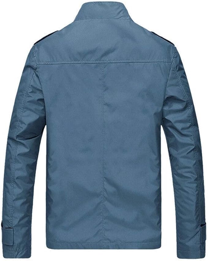 Men’s Stand Collar Zip Jacket | All-Season Jacket 3