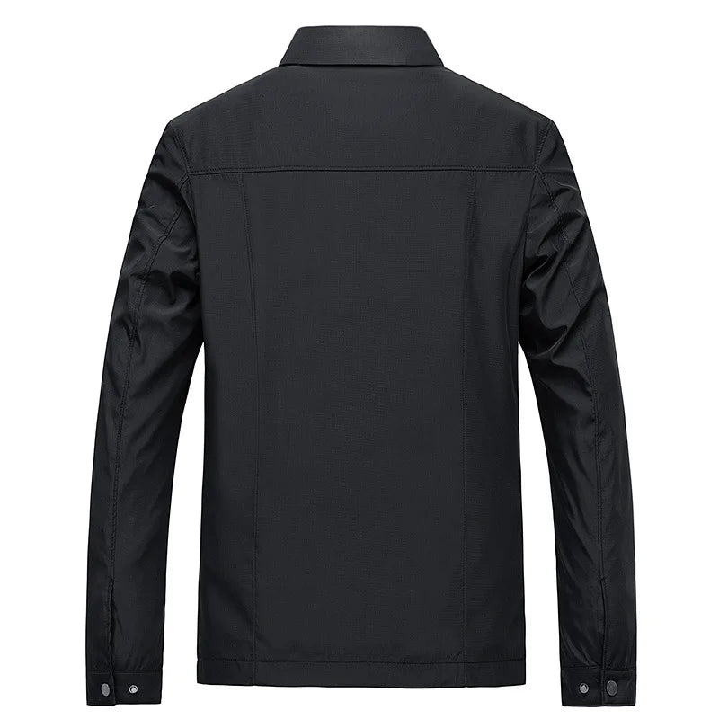 Men’s Zip-Front Jacket with Check Lining | All-Season 4