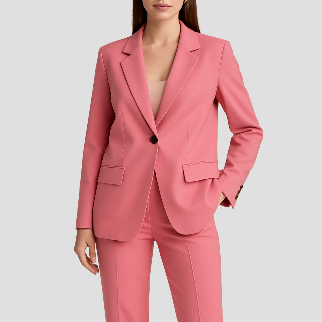 Modern Women's Suit Set – Tailored Blazer and Slim Trousers 2