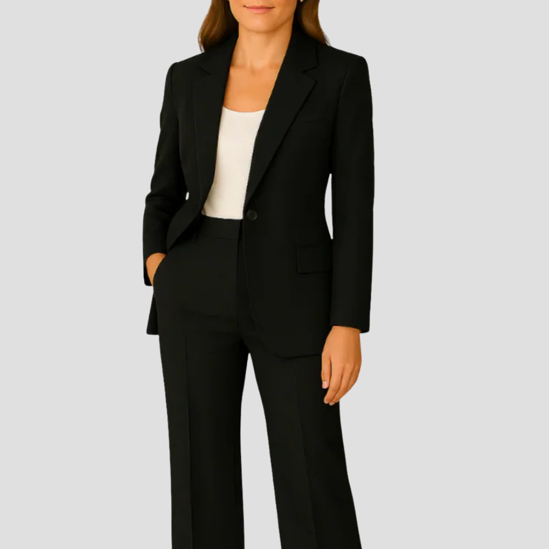 Modern Women's Suit Set – Tailored Blazer and Slim Trousers 5