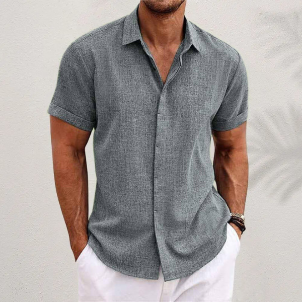 Orizelle | Men’s Linen Shirt – Lightweight, Breathable & Perfect for Summer 4