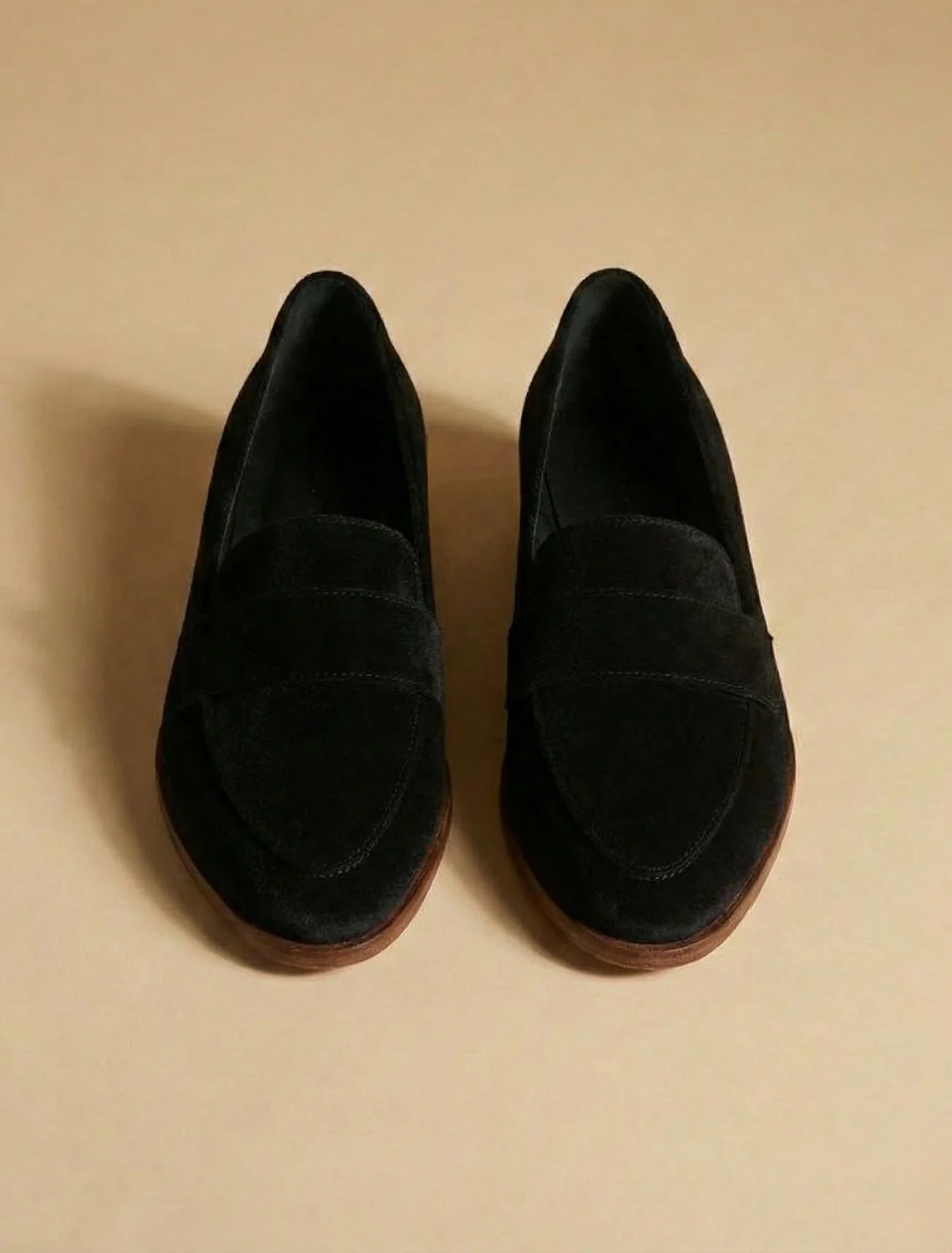 Women's Black Penny Loafers - image 1