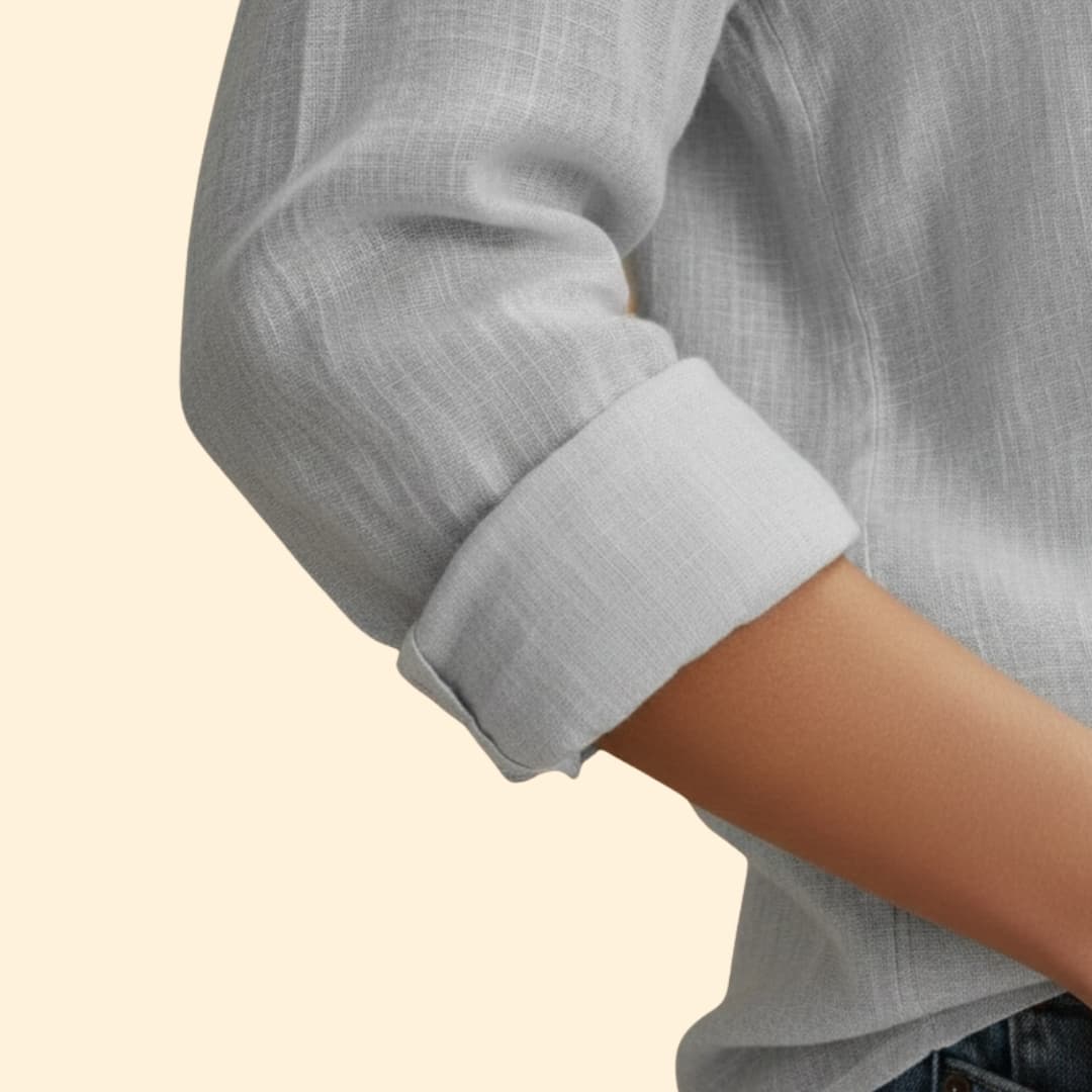 Women's Button-Up Linen Shirt 5