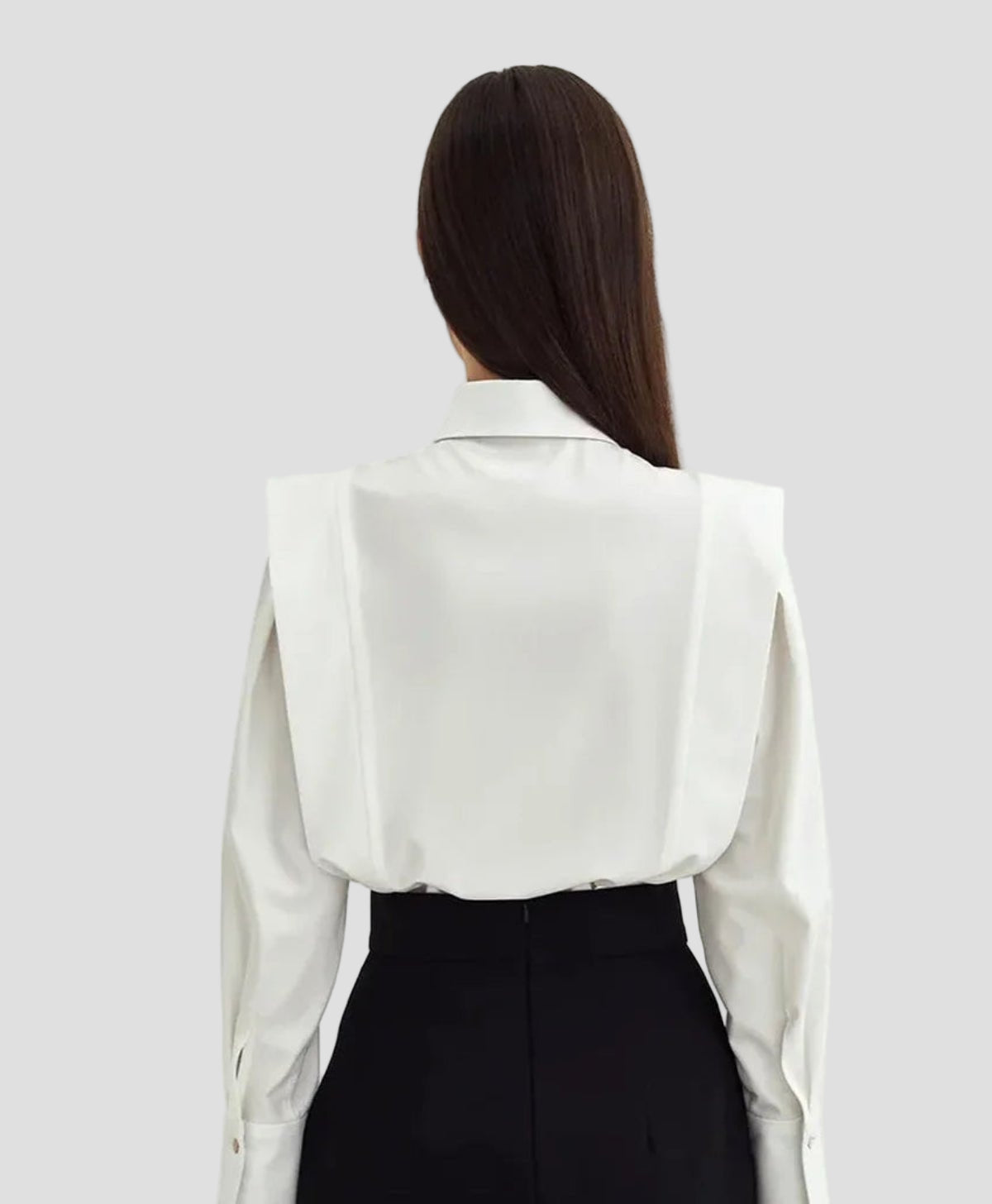 Women's Button Down Square Dress Shirt 1