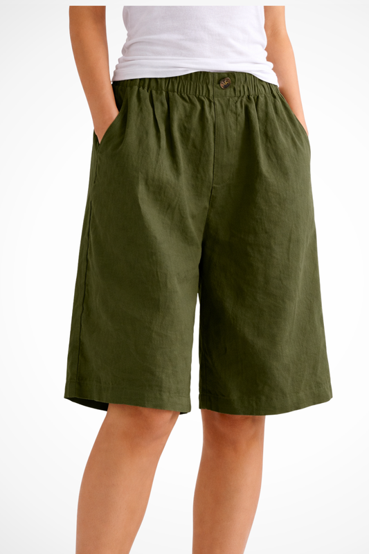 Women's Lightweight Cotton Summer Shorts | Relaxed Fit Casual Bottoms 0