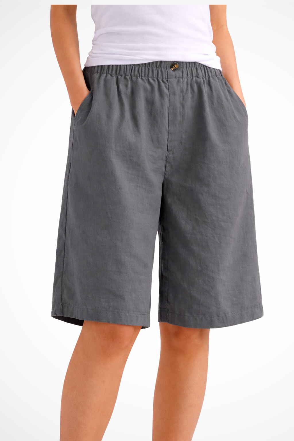 Women's Lightweight Cotton Summer Shorts | Relaxed Fit Casual Bottoms 1