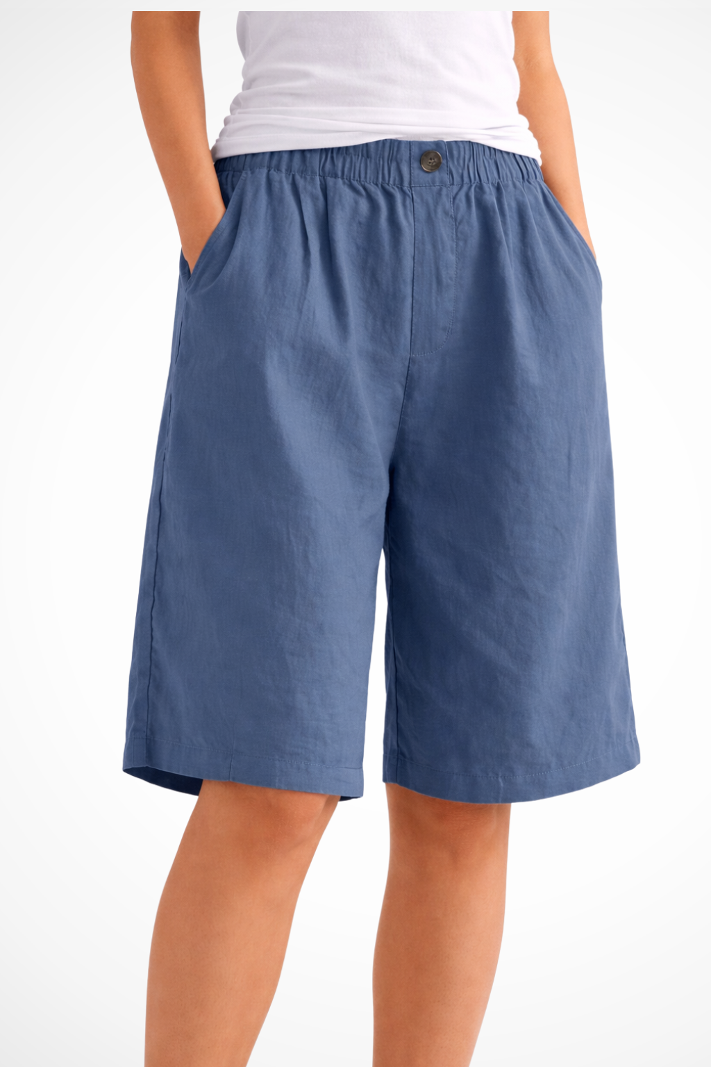 Women's Lightweight Cotton Summer Shorts | Relaxed Fit Casual Bottoms 4