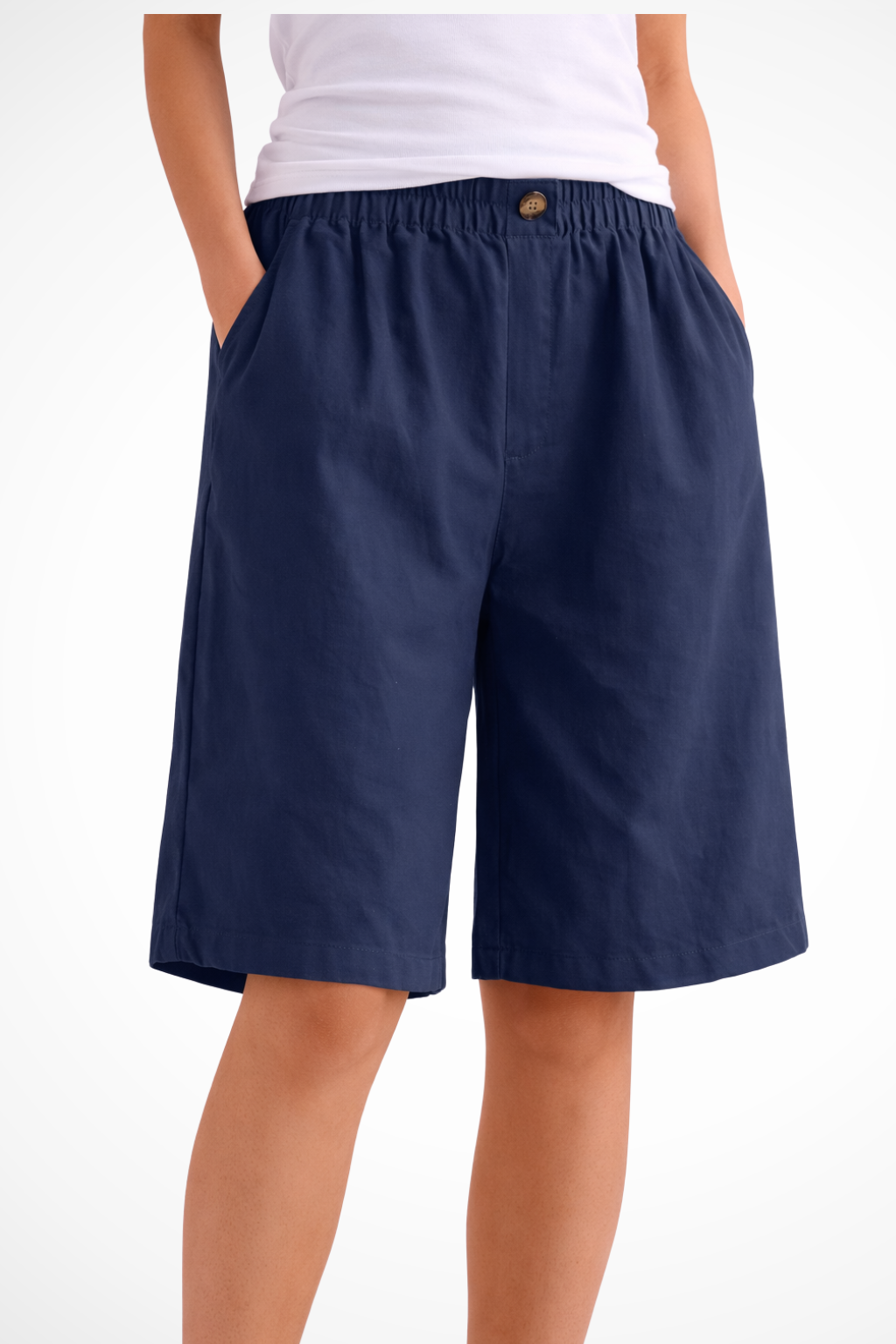 Women's Lightweight Cotton Summer Shorts | Relaxed Fit Casual Bottoms 5