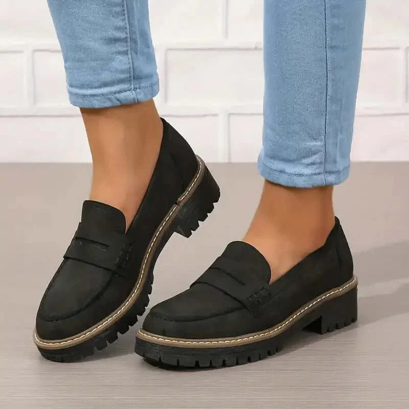 Women’s Platform Loafers with Lug Sole | Chunky Shoes 0