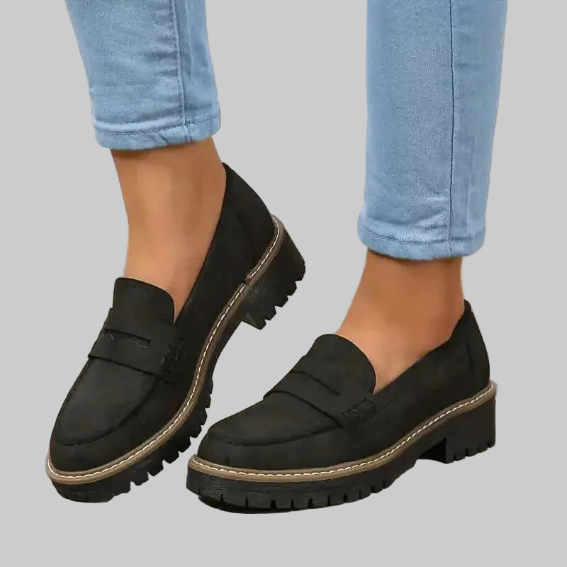Women’s Platform Loafers with Lug Sole | Chunky Shoes 1
