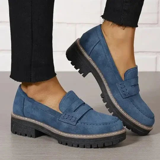 Women’s Platform Loafers with Lug Sole | Chunky Shoes 3