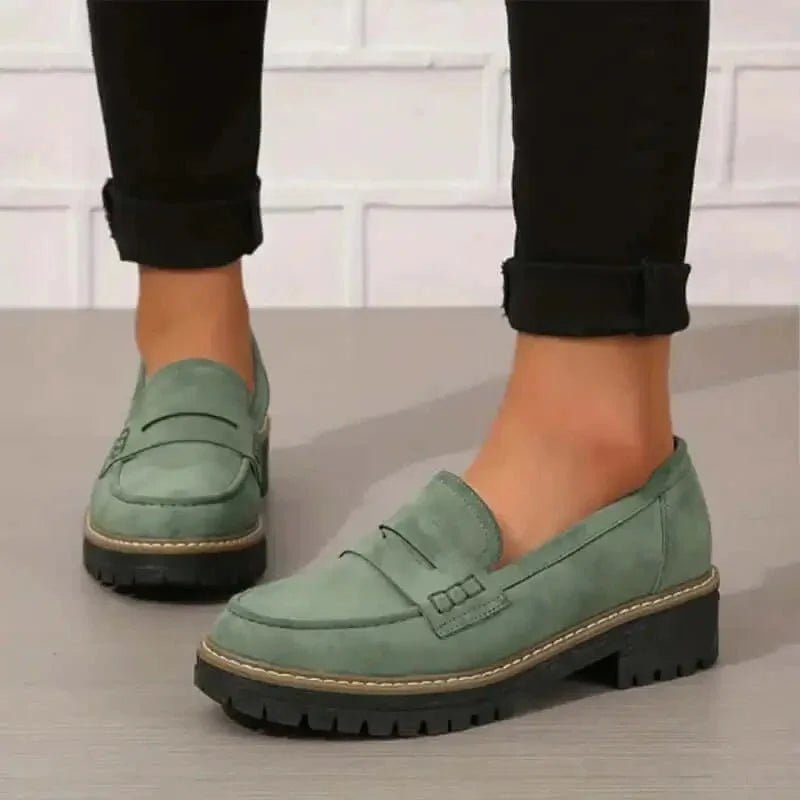 Women’s Platform Loafers with Lug Sole | Chunky Shoes 5