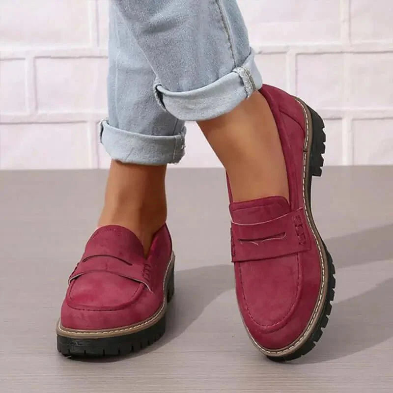 Women’s Platform Loafers with Lug Sole | Chunky Shoes 6