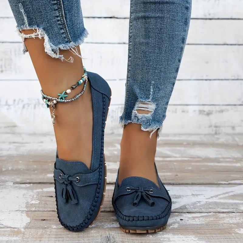 Women's Supportive Loafers with Bow Detail - image 2