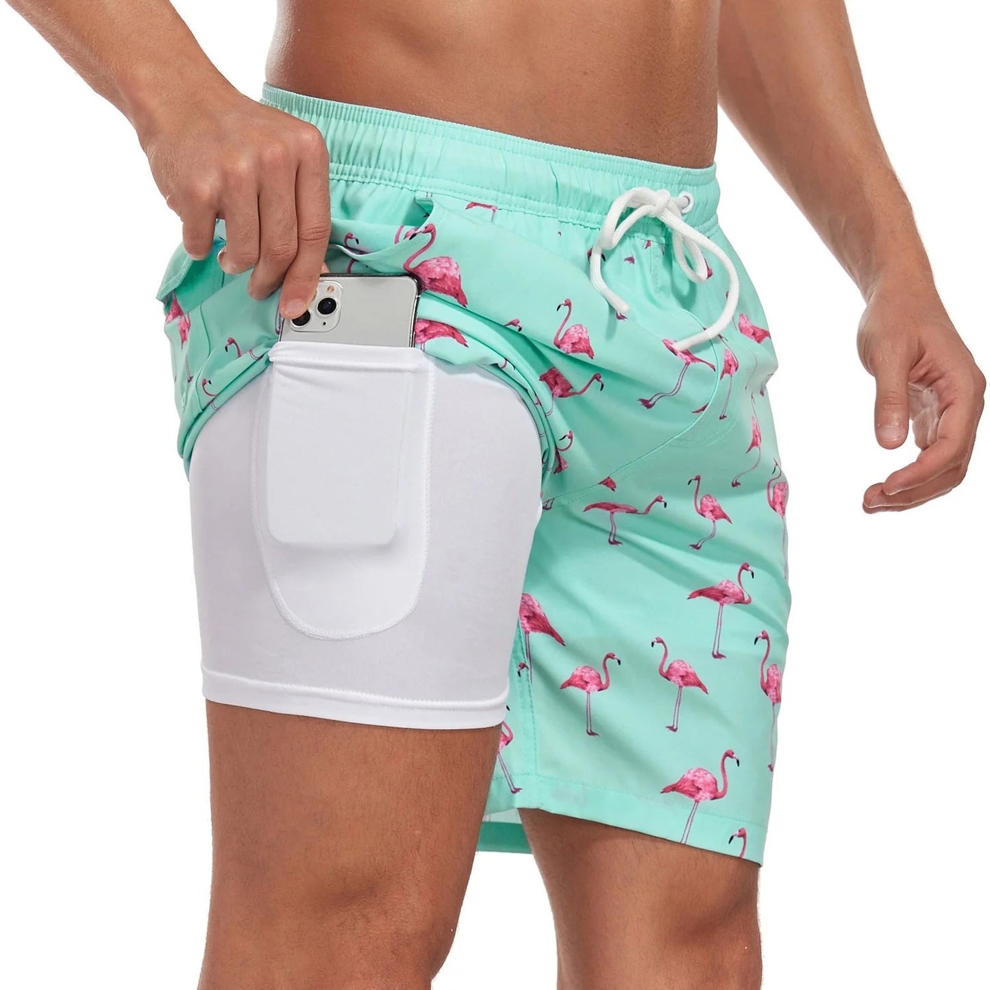 Men’s Athletic Swim Shorts | Compression Lined
