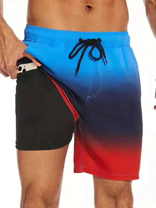 Men’s Athletic Swim Shorts | Compression Lined