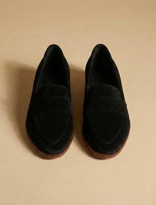 Women's Balck Penny Loafers