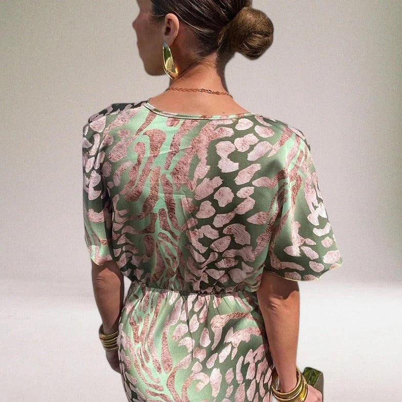 Women's Wedding Guest Wrap Maxi Dress